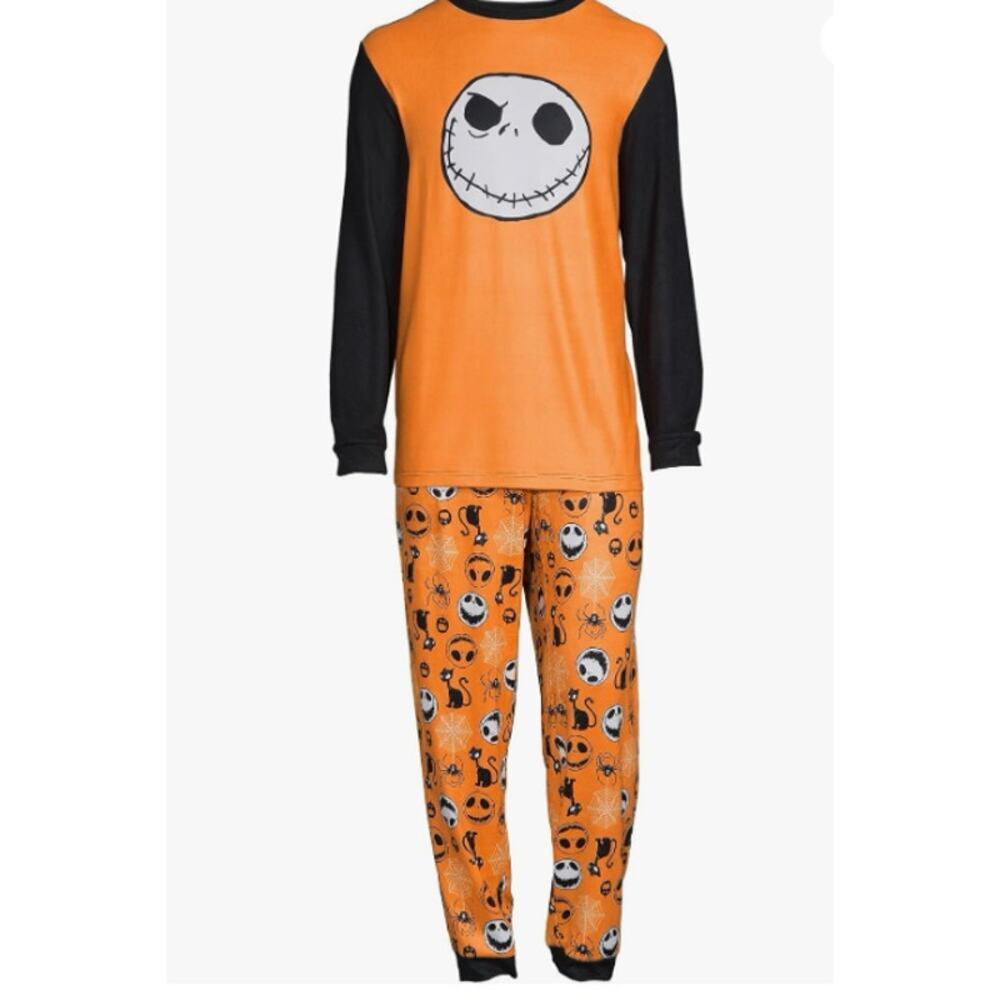 Nightmare Before Christmas Jack Skellington Pajama Set size L